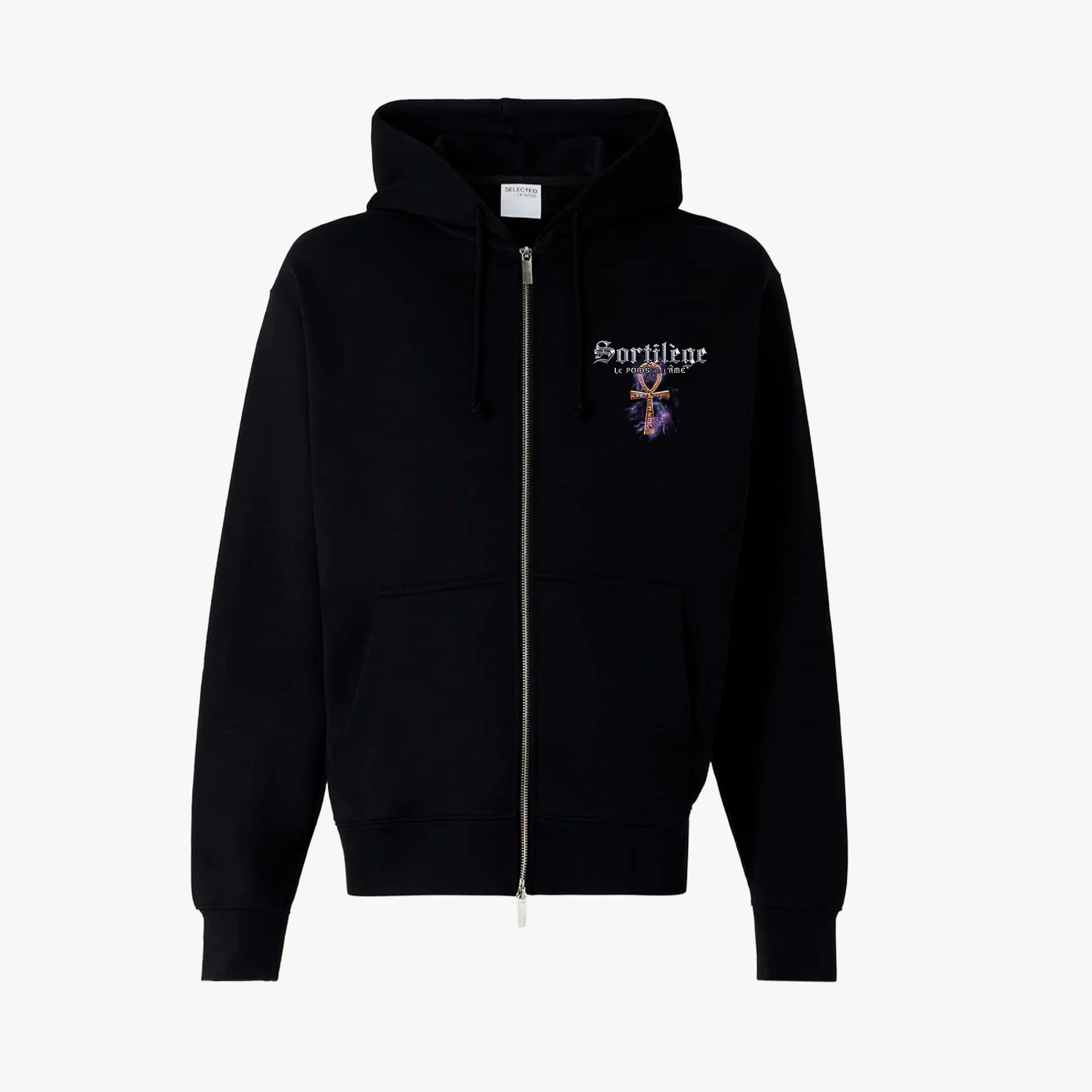 Hoodie zippé Le Poids de l'Âme – Image 2